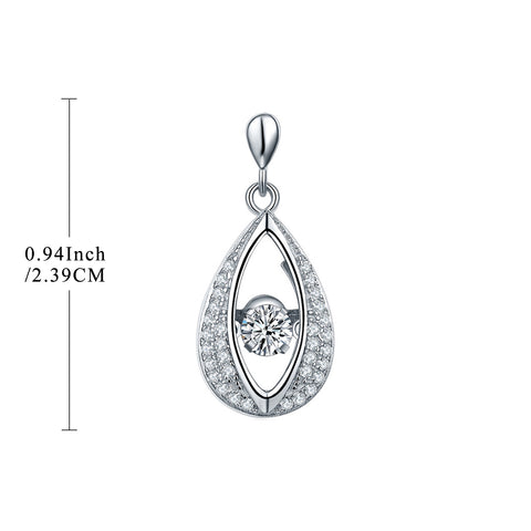 925 Silver Omiga Claps Dancing Earrings