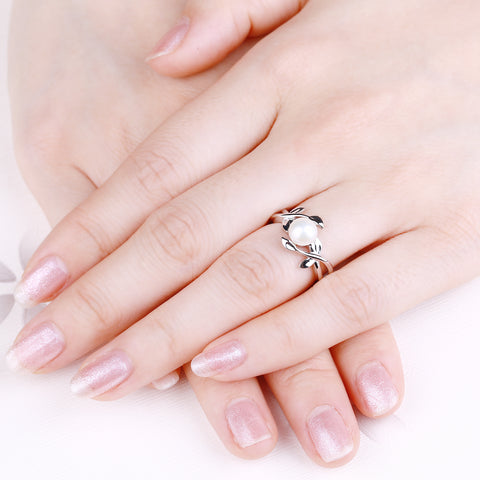 925 Silver Freshwater Pearl Ring